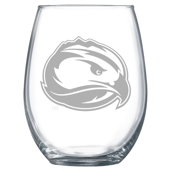 Fort Lewis College Polar Camel 15 oz. Stemless Wine Glass