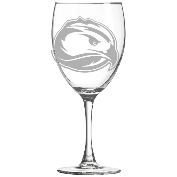 Fort Lewis College Polar Camel 10 1/2 oz. Wine Glass