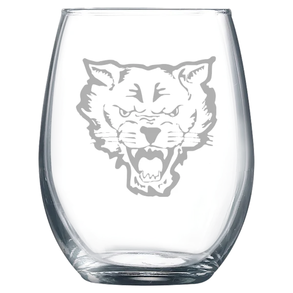 Fort Valley State University Polar Camel 9 oz. Stemless Wine Glass