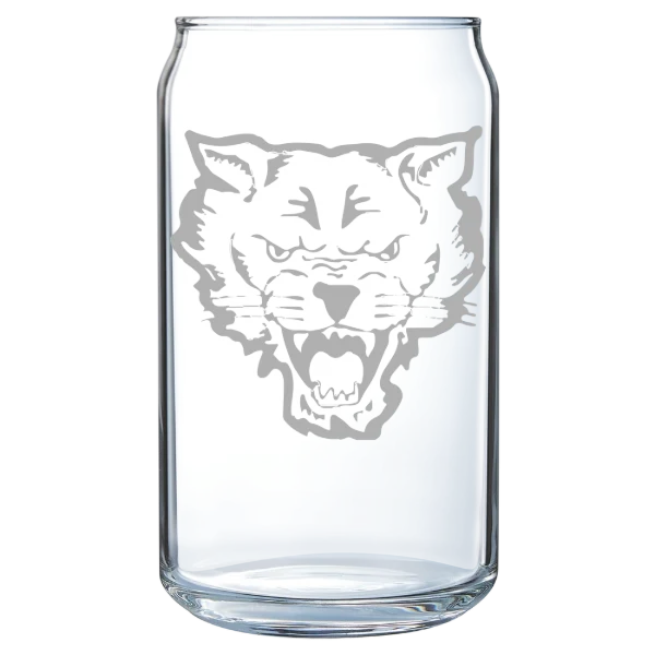 Fort Valley State University Polar Camel 16 oz. Can Glass