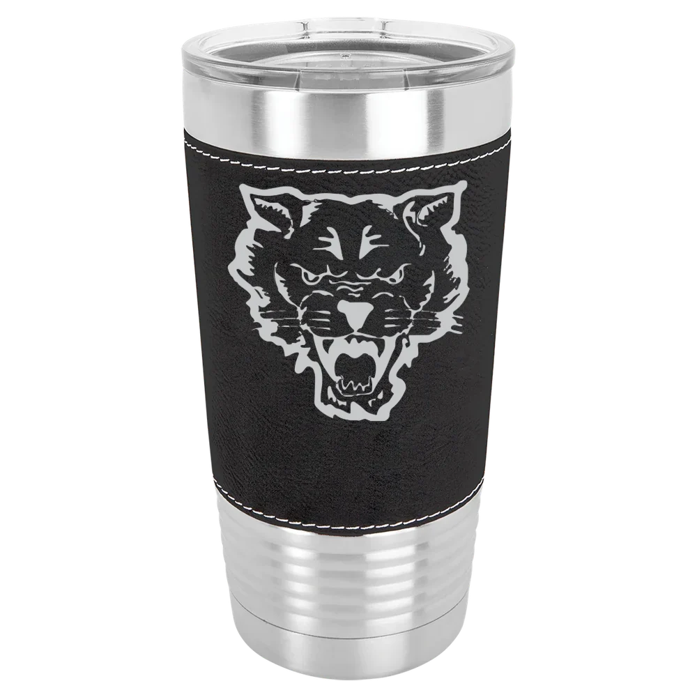 Fort Valley State University Polar Camel 20 oz. Leatherette Grip Tumbler with Standard Lid