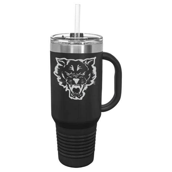 Fort Valley State University Polar Camel 40 oz. Travel Mug with Snap Lid & Straw