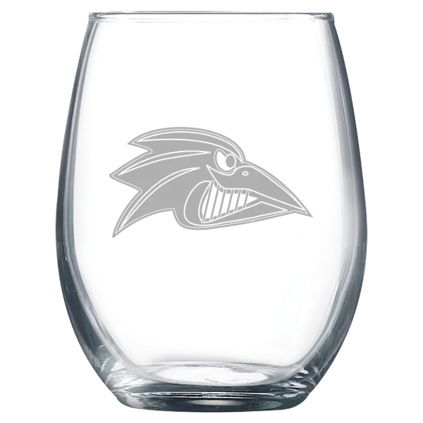Franklin Pierce University Polar Camel 9 oz. Stemless Wine Glass