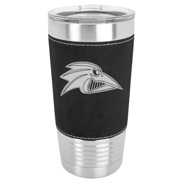 Franklin Pierce University Polar Camel 20 oz. Leatherette Grip Tumbler with Standard Lid