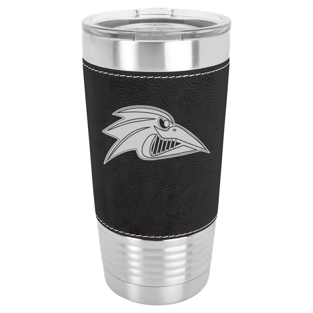 Franklin Pierce University Polar Camel 20 oz. Leatherette Grip Tumbler with Standard Lid