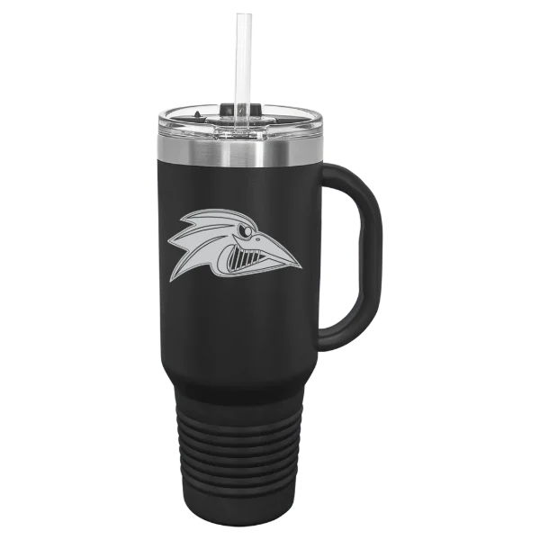 Franklin Pierce University Polar Camel 40 oz. Travel Mug with Snap Lid & Straw