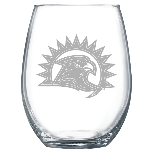 Fresno Pacific University Polar Camel 15 oz. Stemless Wine Glass