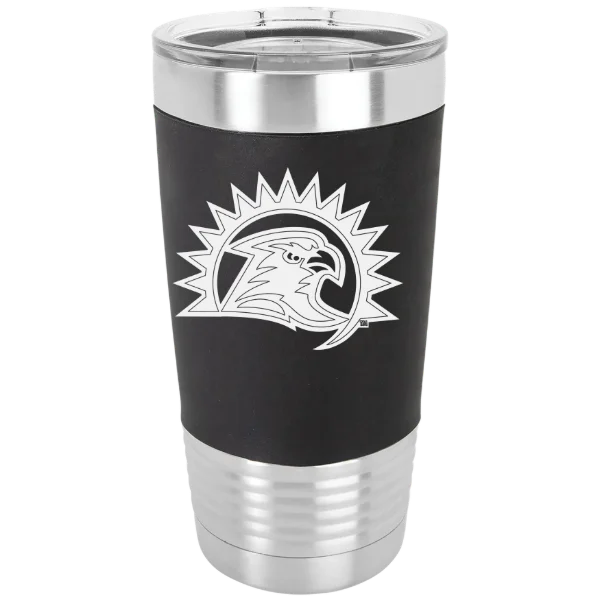 Fresno Pacific University Polar Camel 20 oz. Silicone Grip Tumbler with Standard Lid