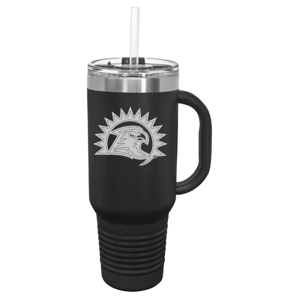 Fresno Pacific University Polar Camel 40 oz. Travel Mug with Snap Lid & Straw