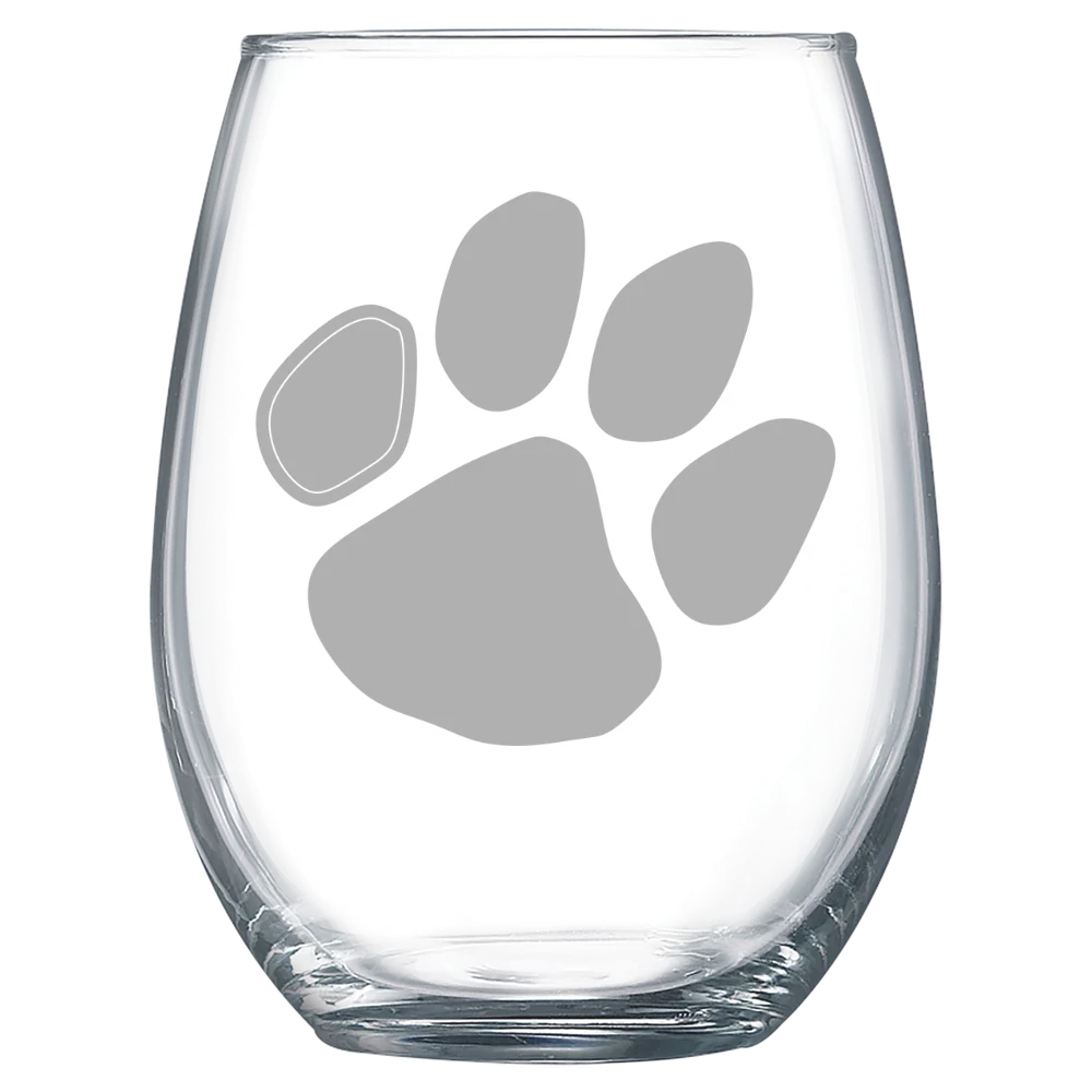 Frostburg State University Polar Camel 15 oz. Stemless Wine Glass