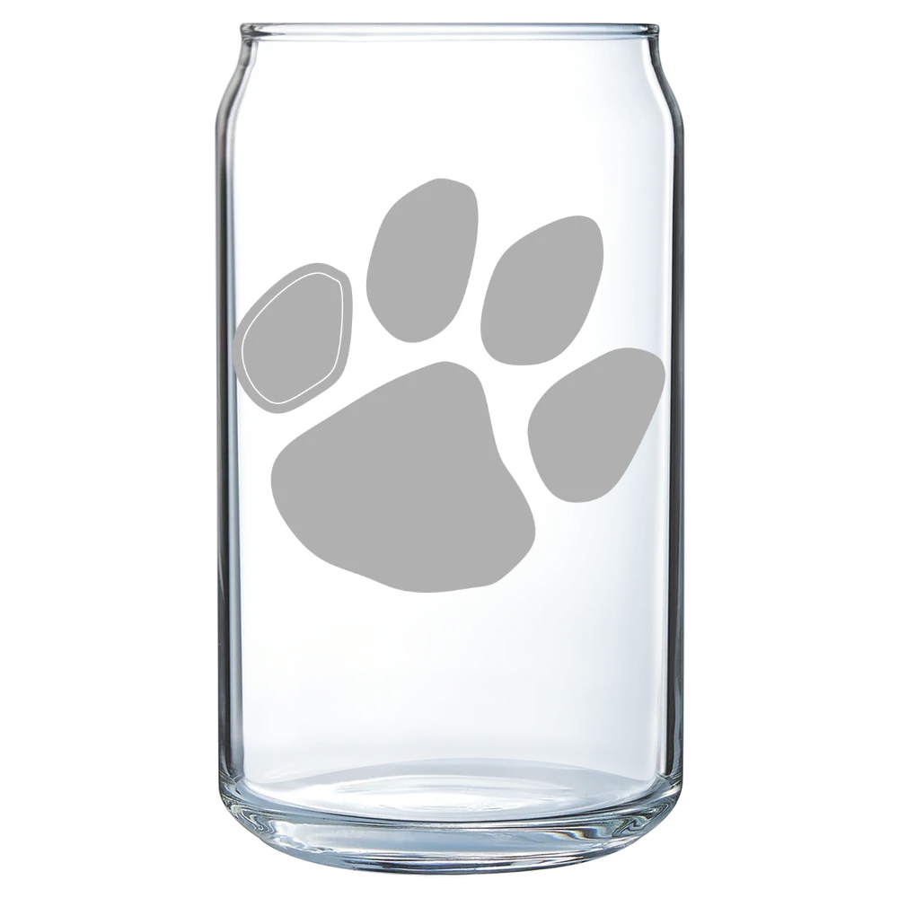 Frostburg State University Polar Camel 16 oz. Can Glass