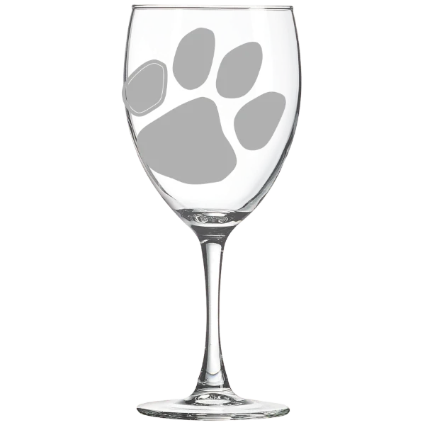 Frostburg State University Polar Camel 10 1/2 oz. Wine Glass