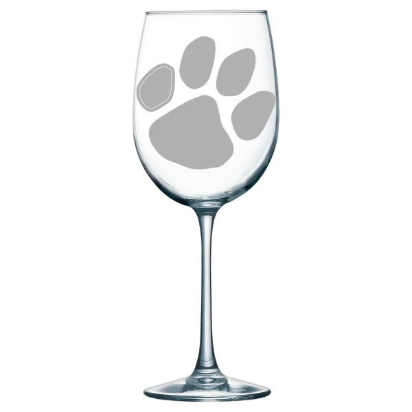 Frostburg State University Polar Camel 19 oz. Wine Glass