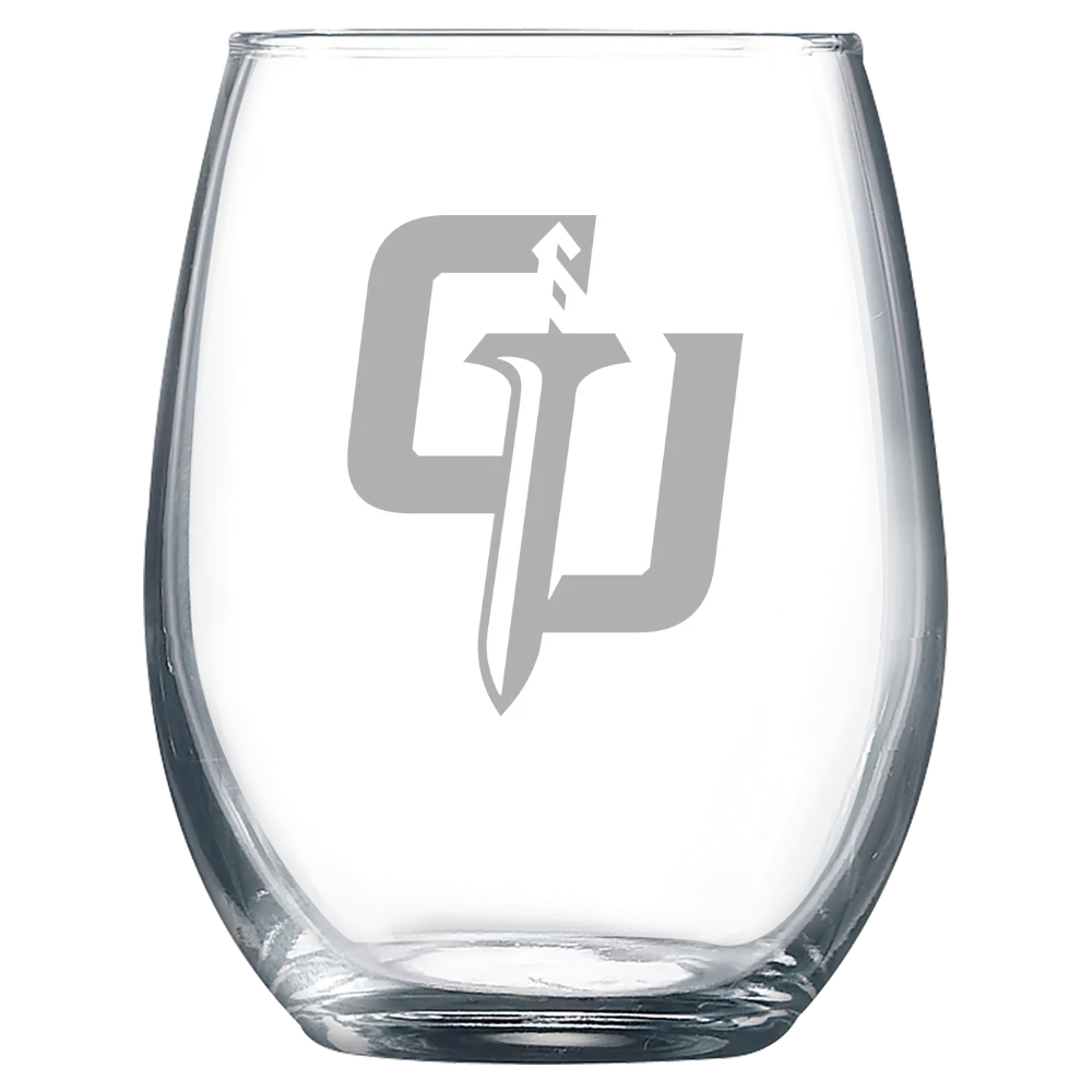 Gannon University Polar Camel 9 oz. Stemless Wine Glass