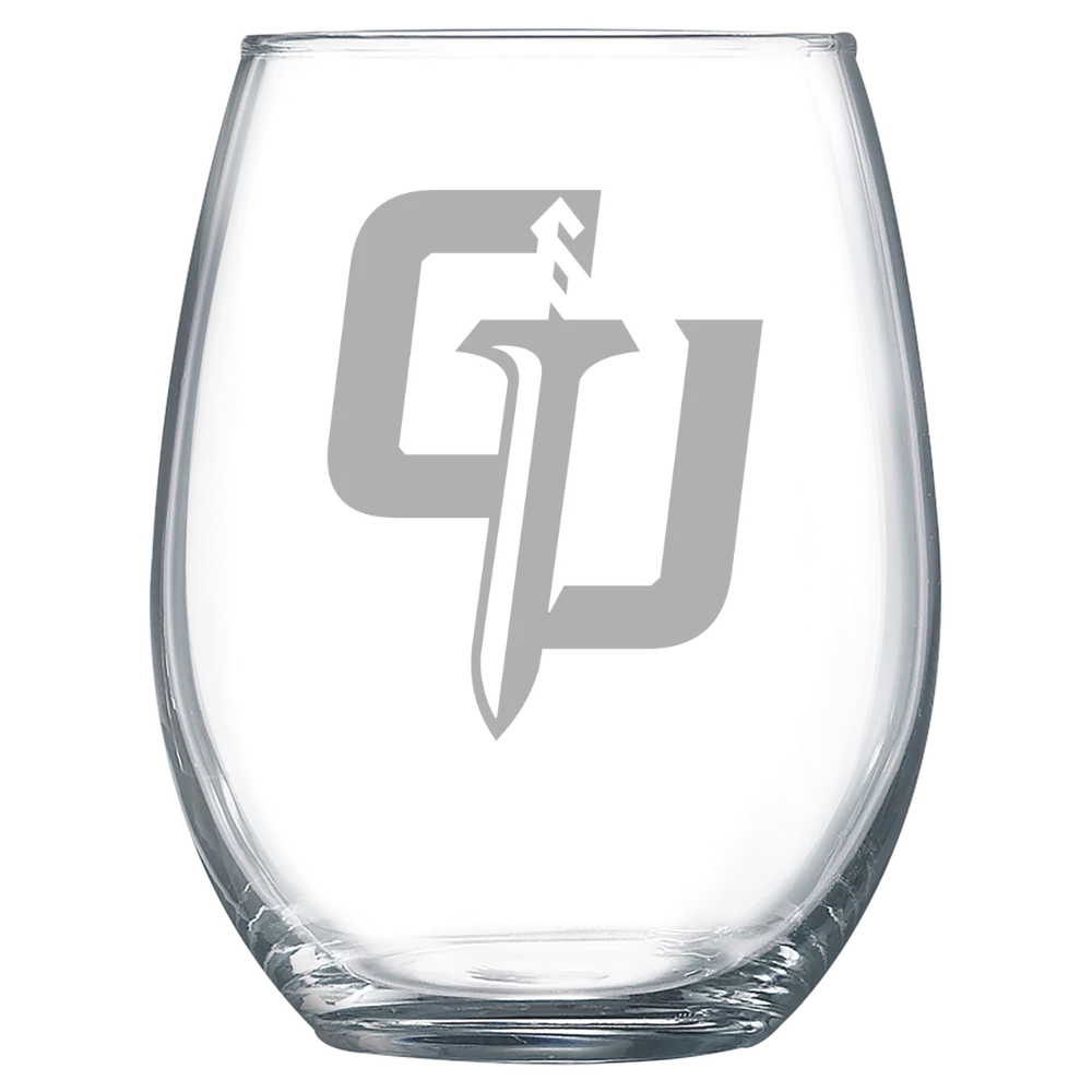 Gannon University Polar Camel 15 oz. Stemless Wine Glass