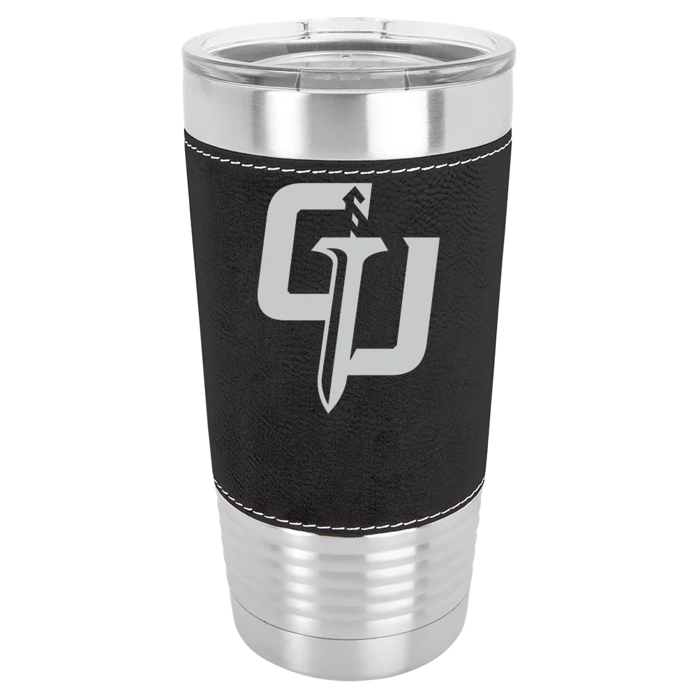 Gannon University Polar Camel 20 oz. Leatherette Grip Tumbler with Standard Lid