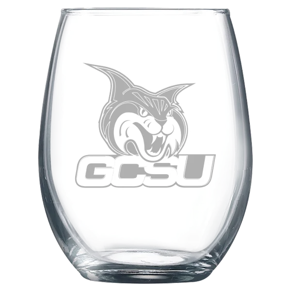 Georgia College Polar Camel 9 oz. Stemless Wine Glass