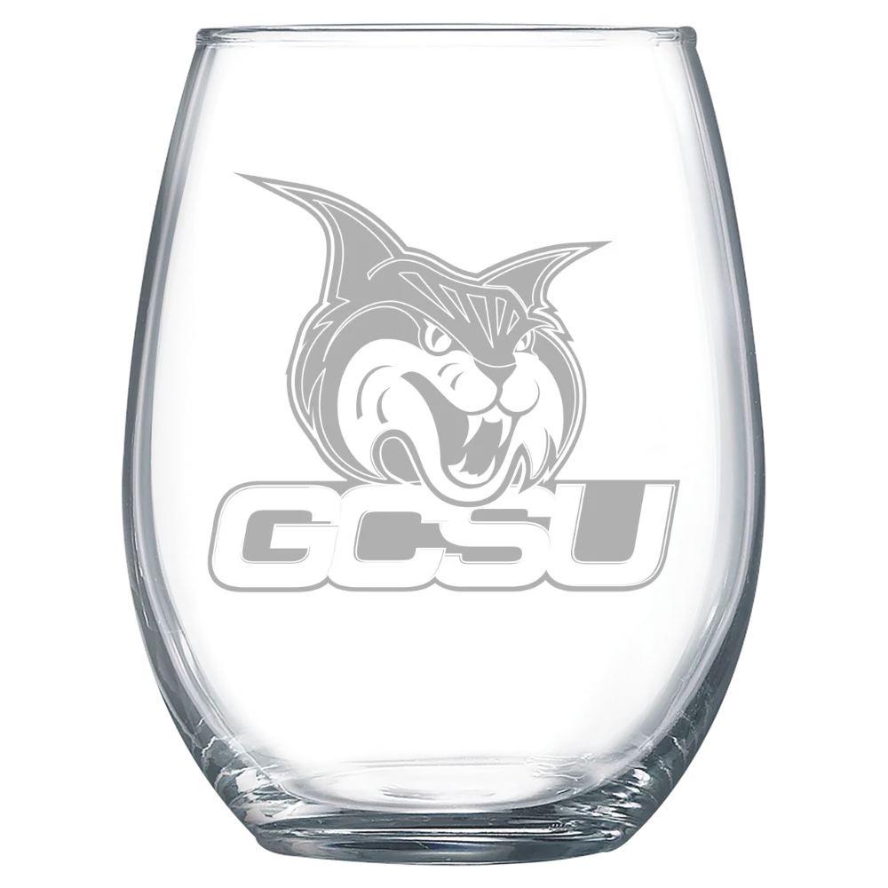 Georgia College Polar Camel 15 oz. Stemless Wine Glass