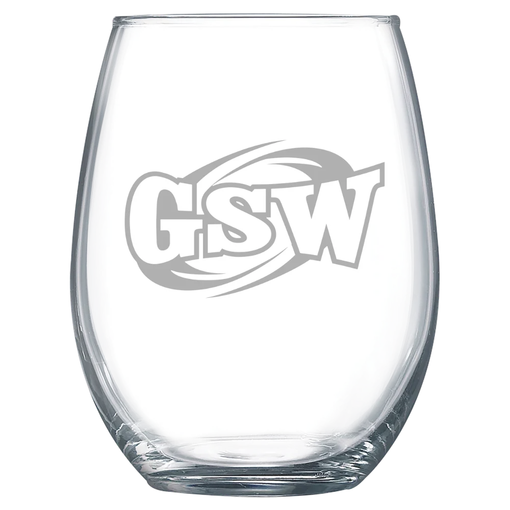 Georgia Southwestern State University Polar Camel 15 oz. Stemless Wine Glass