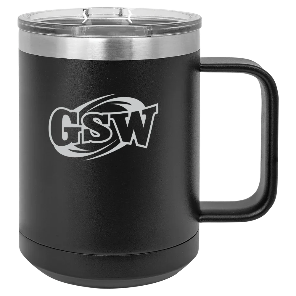 Georgia Southwestern State University Polar Camel 15 oz. Mug with Slider Lid
