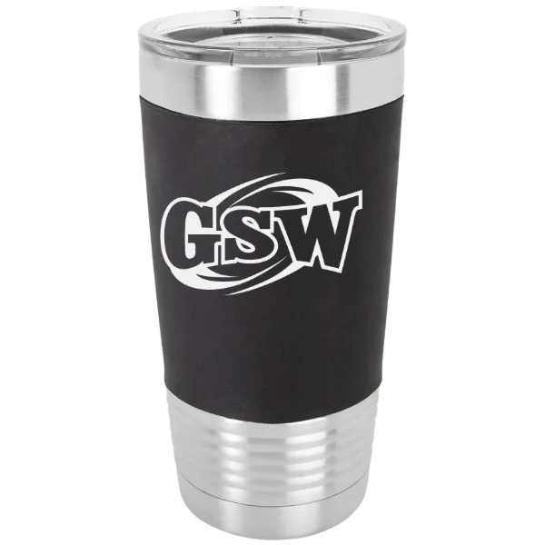 Georgia Southwestern State University Polar Camel 20 oz. Silicone Grip Tumbler with Standard Lid