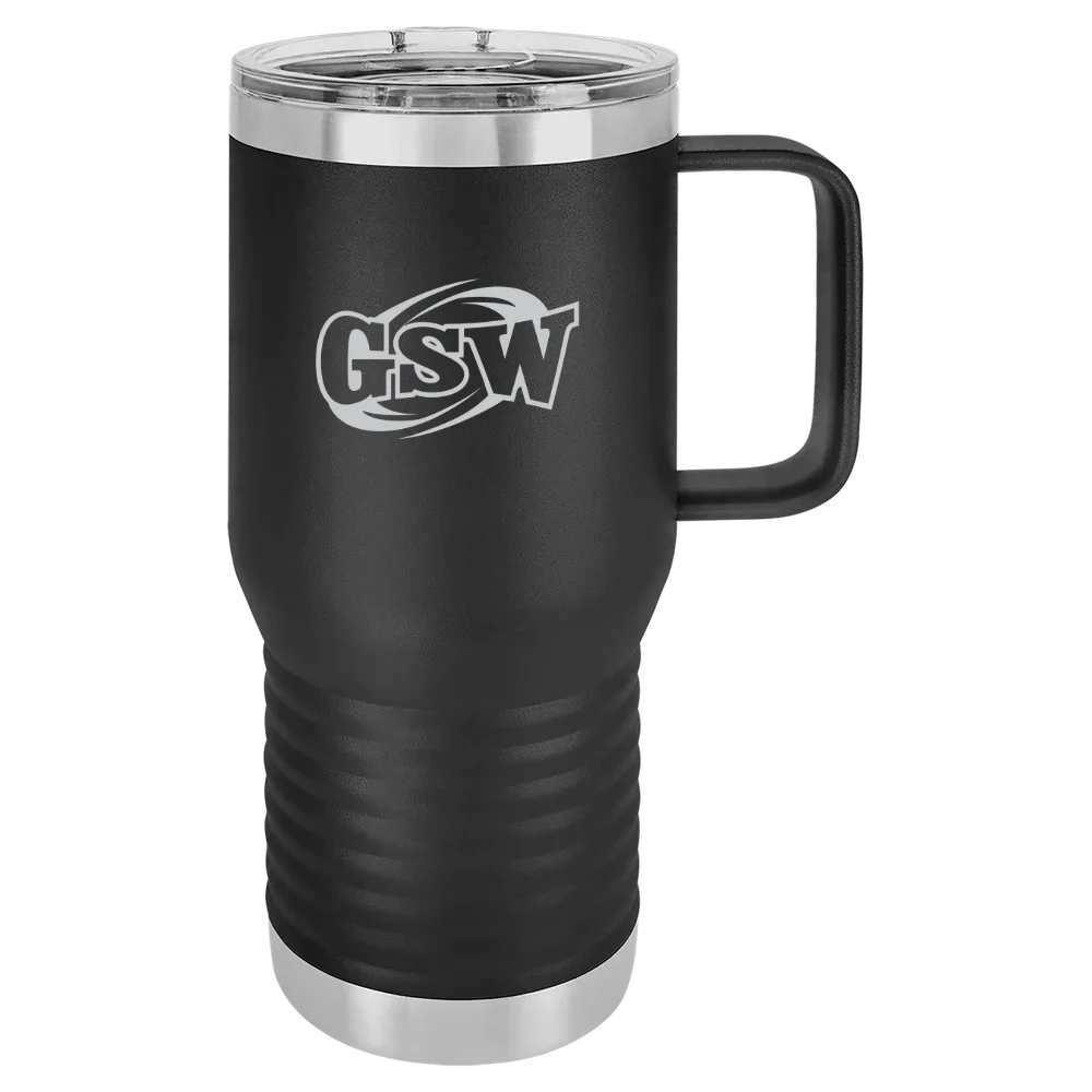 Georgia Southwestern State University Polar Camel 20 oz. Travel Mug with Slider Lid