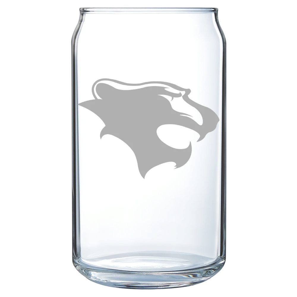 Georgian Court University Polar Camel 16 oz. Can Glass
