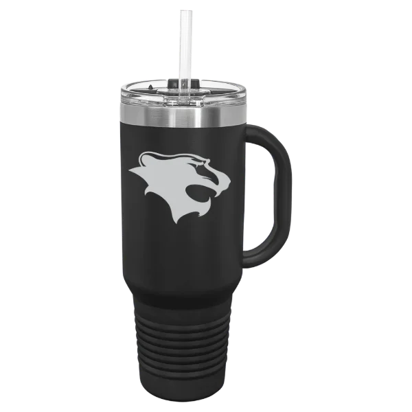 Georgian Court University Polar Camel 40 oz. Travel Mug with Snap Lid & Straw