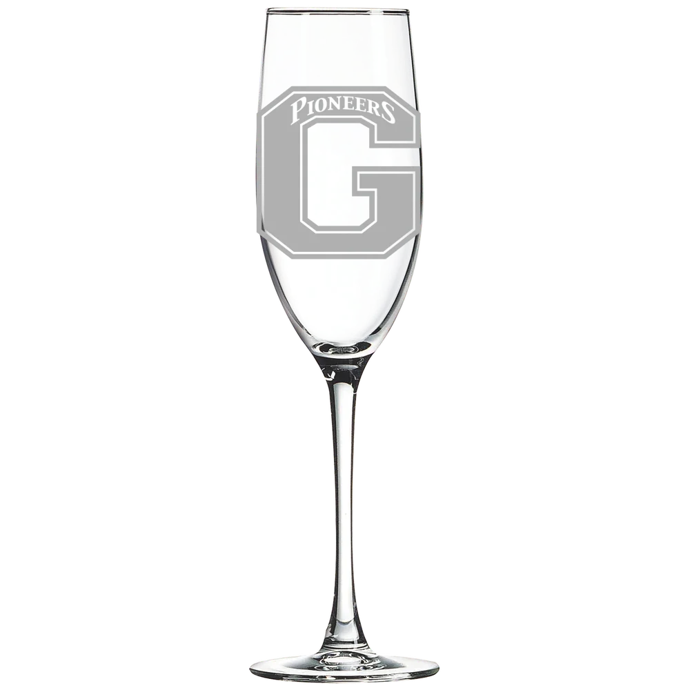 Glenville State University Polar Camel 8 oz. Champagne Flute