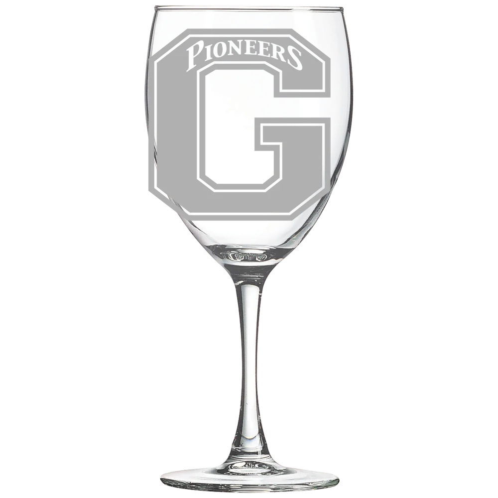 Glenville State University Polar Camel 10 1/2 oz. Wine Glass