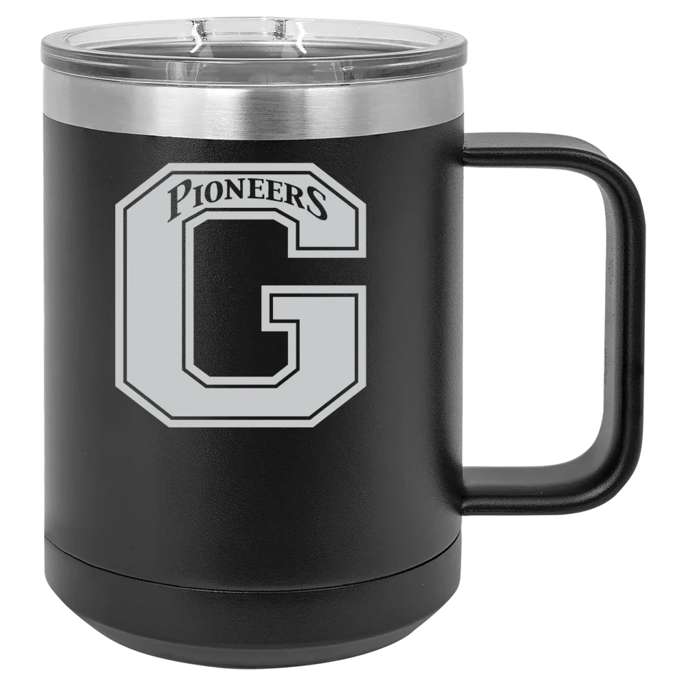 Glenville State University Polar Camel 15 oz. Mug with Slider Lid