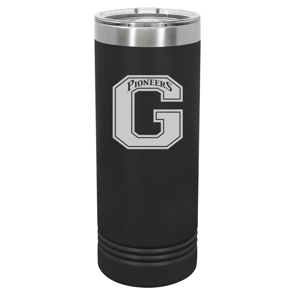 Glenville State University Polar Camel 22 oz. Skinny Tumbler with Slider Lid