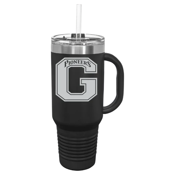 Glenville State University Polar Camel 40 oz. Travel Mug with Snap Lid & Straw
