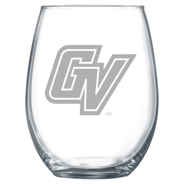 Grand Valley State University Polar Camel 15 oz. Stemless Wine Glass