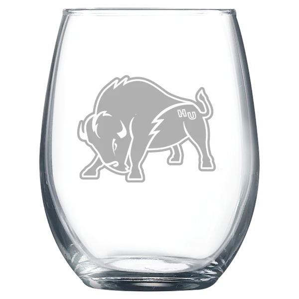 Harding University Polar Camel 9 oz. Stemless Wine Glass