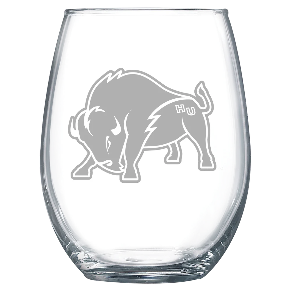 Harding University Polar Camel 15 oz. Stemless Wine Glass