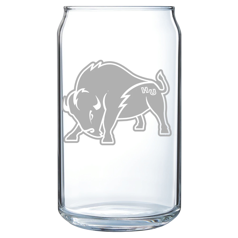 Harding University Polar Camel 16 oz. Can Glass