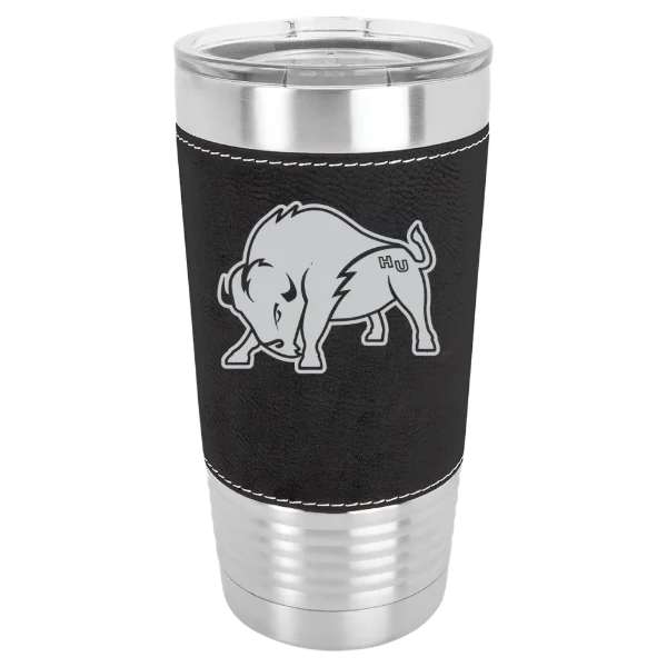 Harding University Polar Camel 20 oz. Leatherette Grip Tumbler with Standard Lid