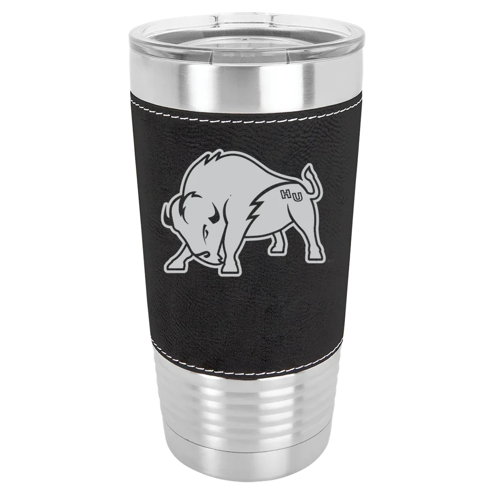 Harding University Polar Camel 20 oz. Leatherette Grip Tumbler with Standard Lid