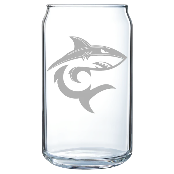 Hawaii Pacific University Polar Camel 16 oz. Can Glass