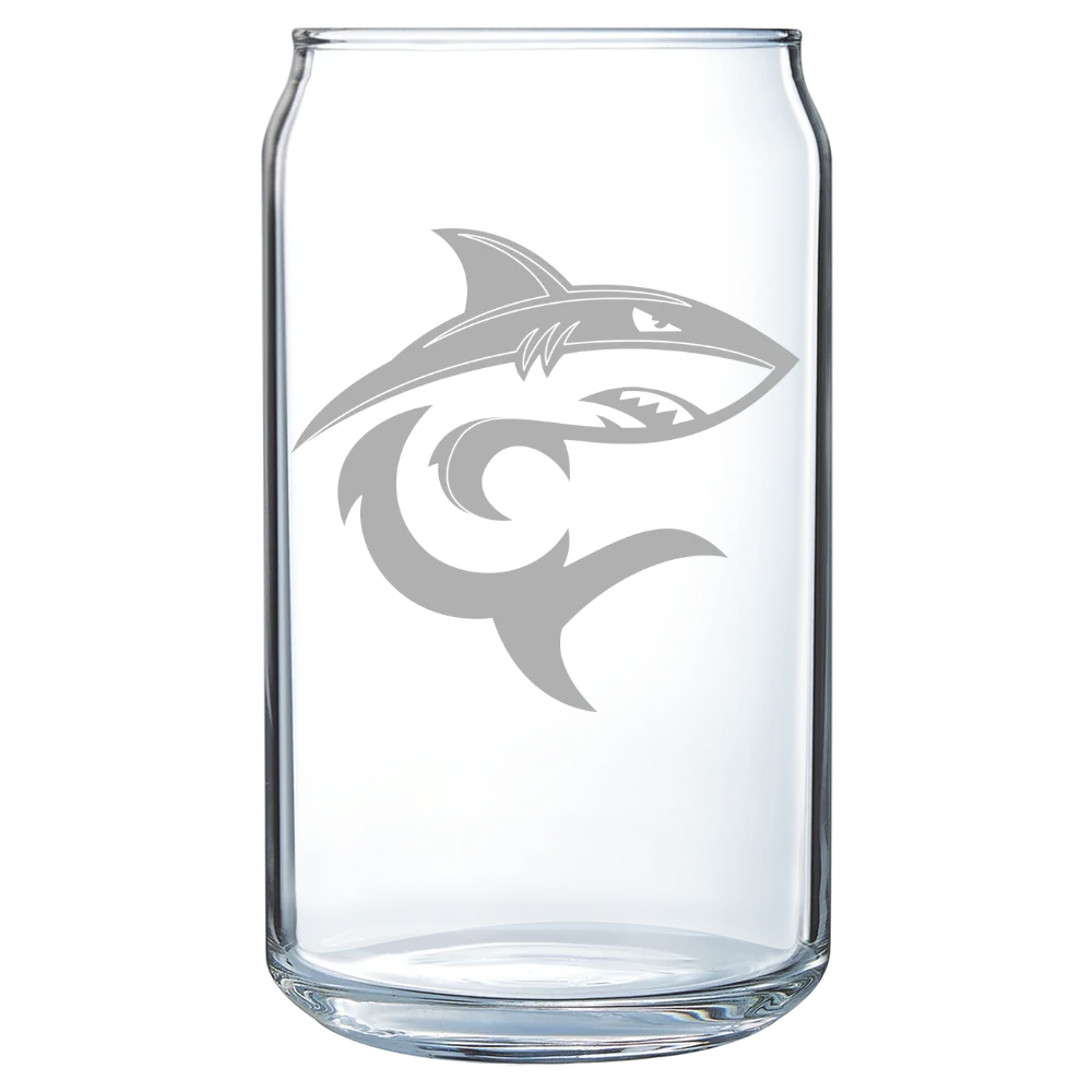 Hawaii Pacific University Polar Camel 16 oz. Can Glass