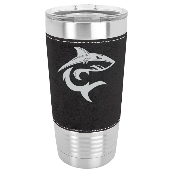 Hawaii Pacific University Polar Camel 20 oz. Leatherette Grip Tumbler with Standard Lid