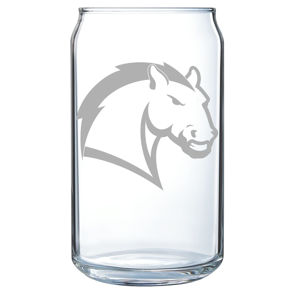 Hillsdale College Polar Camel 16 oz. Can Glass