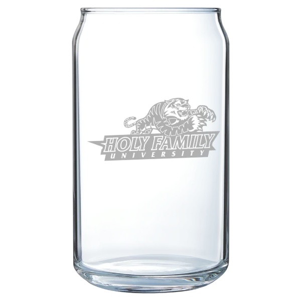 Holy Family University Polar Camel 16 oz. Can Glass