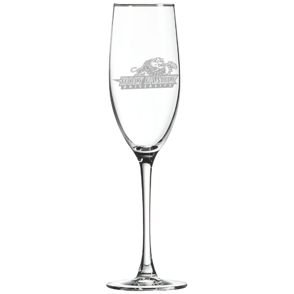 Holy Family University Polar Camel 8 oz. Champagne Flute
