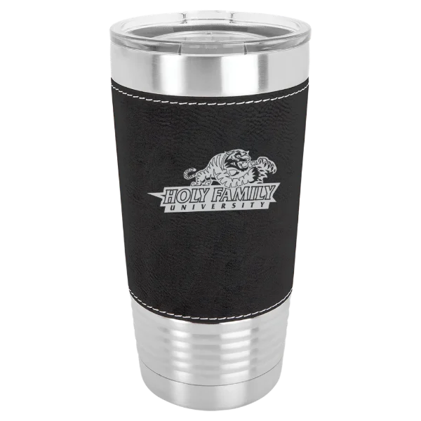 Holy Family University Polar Camel 20 oz. Leatherette Grip Tumbler with Standard Lid