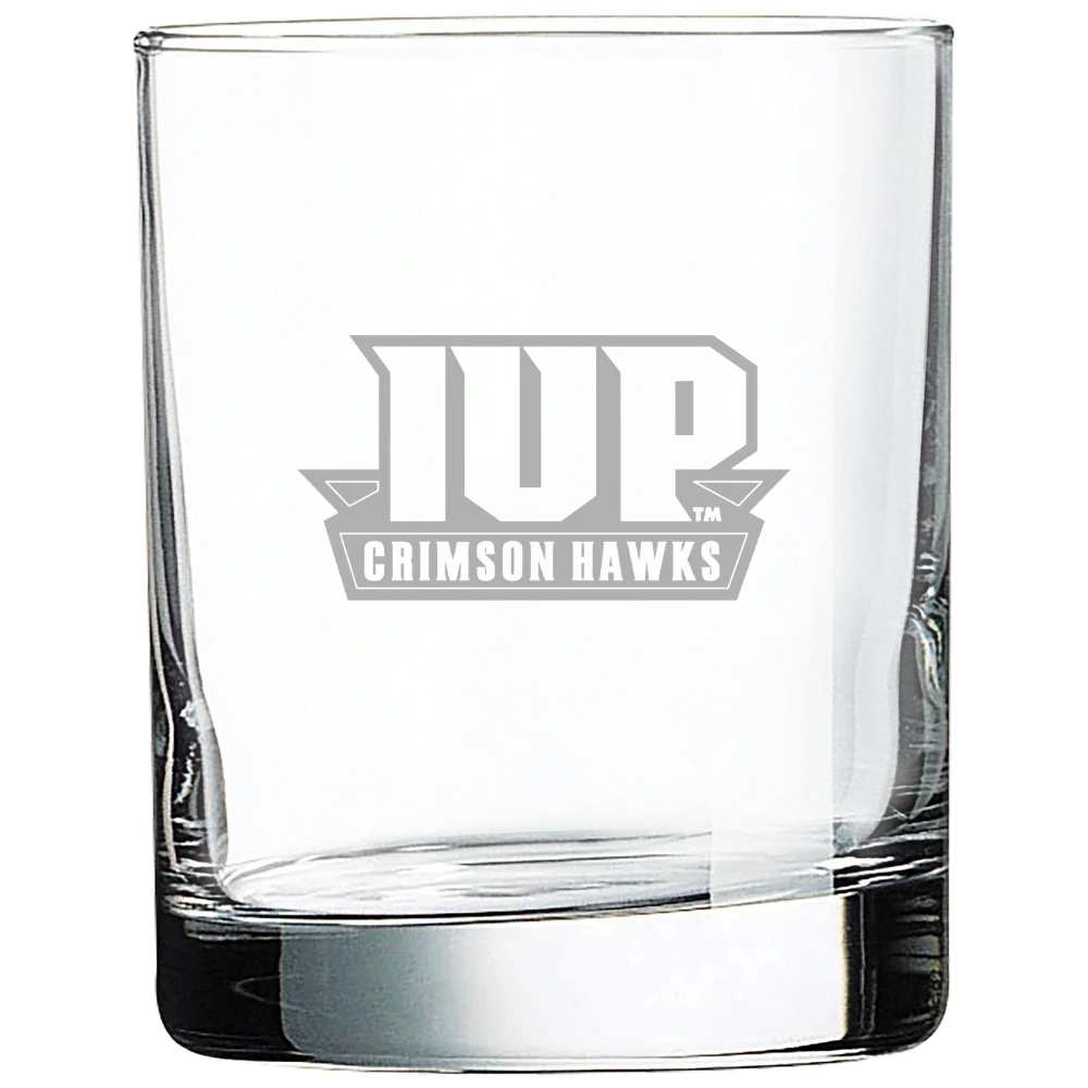 Indiana University of Pennsylvania Polar Camel 10 1/2 oz. On The Rocks Glass