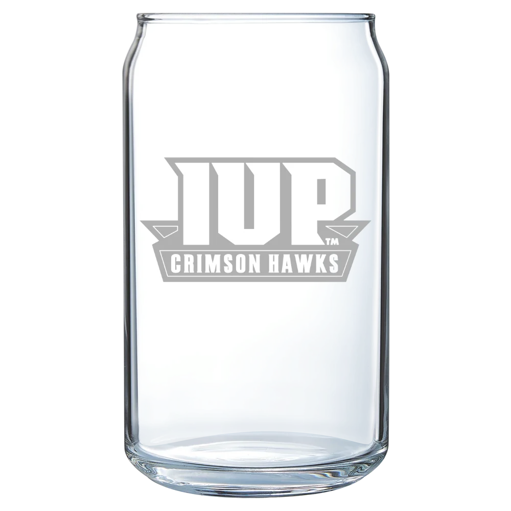 Indiana University of Pennsylvania Polar Camel 16 oz. Can Glass