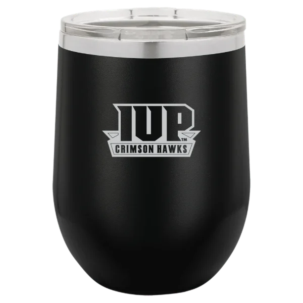 Indiana University of Pennsylvania Polar Camel 12 oz. Stemless Wine Tumbler