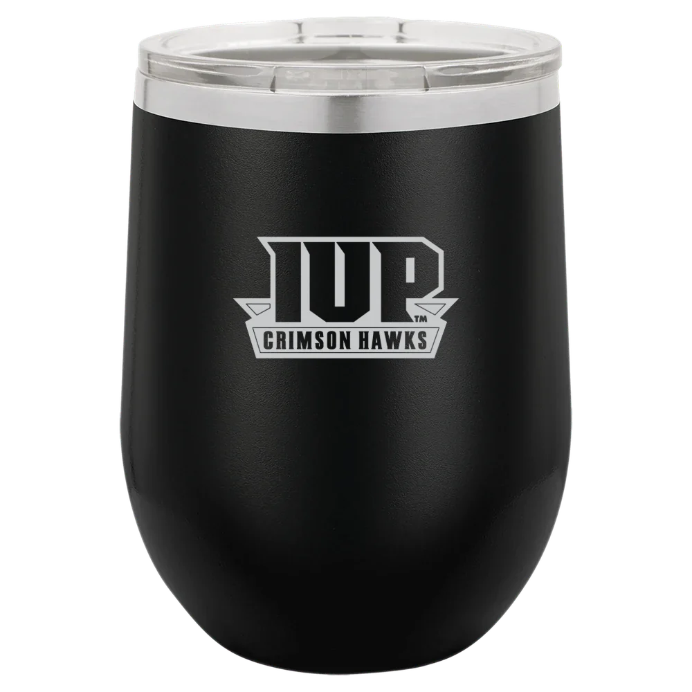 Indiana University of Pennsylvania Polar Camel 12 oz. Stemless Wine Tumbler